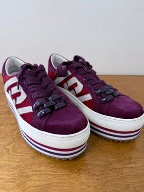 Marc Jacobs Platform Sneakers Purple Multi Size 40 EU / 10 US Chunky Trainer